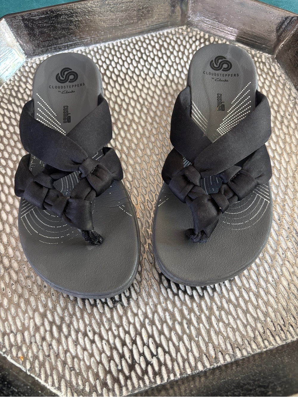 Clarks Cloudsteppers sandals, size 5